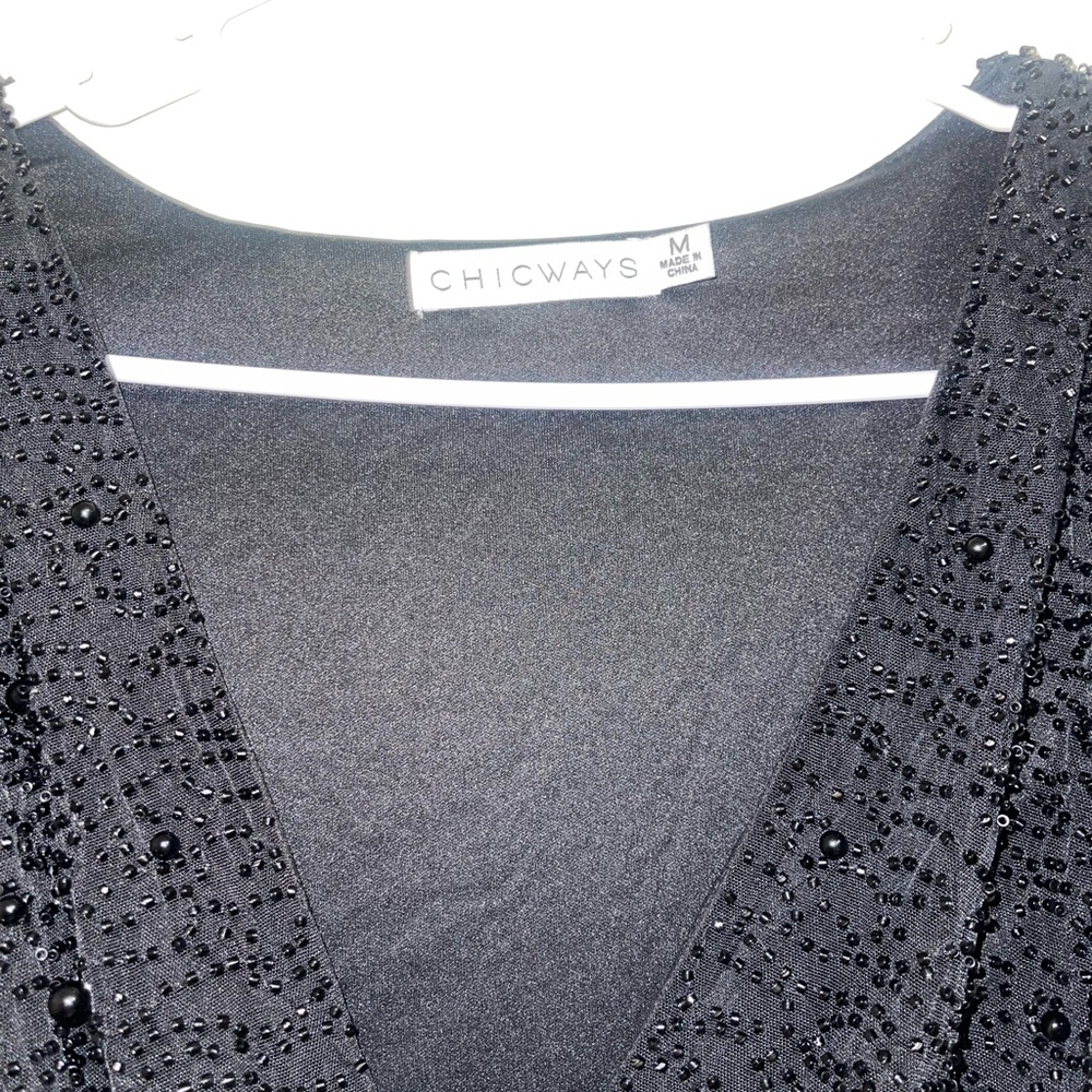 Elegant Black Lace Dress - Picture 4 of 8